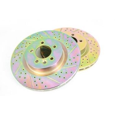 Brake Disc Front 360mmSpotted &amp; Grooved (Terrafirma) SDB000624CDG DA4624  LR189032CDG*See Notes*