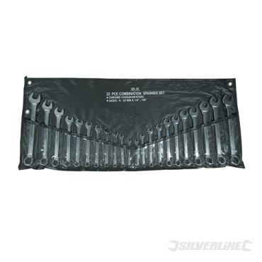 Combination Spanner Set 22pce (Silverline) SP57