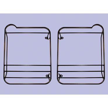 Defender Rear Lamp Guards Without Spare Wheel On Door (Britpart) STC53158