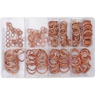 Assorted Copper Compression Washers (250) AT109