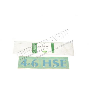 Decal 4.6 HSE In Silver (Genuine) AWR1334MAD