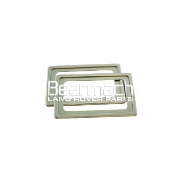 Defender Aluminium Interior Door Handle Surrounds BA 2710