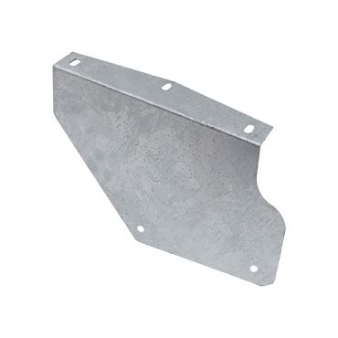 BRACKET - MUDFLAP - GALVANISED (Britpart) CAX100060GALV