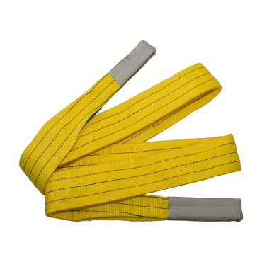3 Ton Flat Webbing Sling - 6M x 60mm - Yellow - (Britpart) DA1282 DA3034