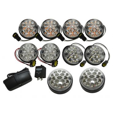 DELUXE Clear LENS LED LIGHT KIT - WIPAC DA1291