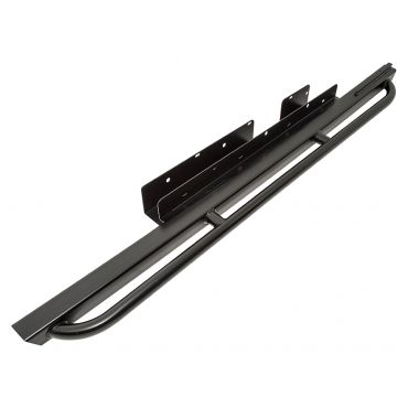 Rock &amp; Tree Sliders Pair - Powder Coated Black (Britpart) Discovery 1 3-Door - DA1311T