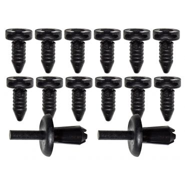 Door Fitting Kit - Black - (Britpart) Defender - DA1412