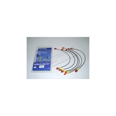 Brake Hose Set Braided +40mm Classic 92-95 (Britpart) DA240740S
