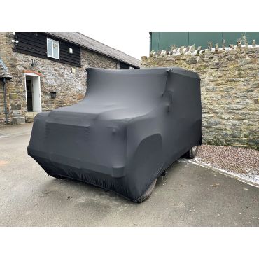 Super Soft Stretch Indoor Covers Black  Series  SWB  Defender 90 1987 - 16  New Def 90  2020 on da2837 
