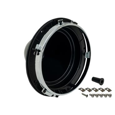 Headlamp Mounting Bowl -93 Chrome Rim (Wipac) S5400 DA3010