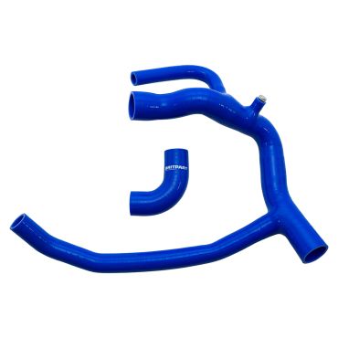 Cooling Top & Bottom Hose Blue Silicone Discovery Td5 98-03 (Britpart) PEH101080 PEH101120 DA3387