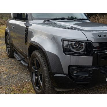 Front Bumper Side Protection Trim Dark Grey Defender 2020 on DA3393