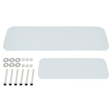 SPARE WHEEL DELETE COVER SET - WHITE - DEF20 - BRITPART DA3608