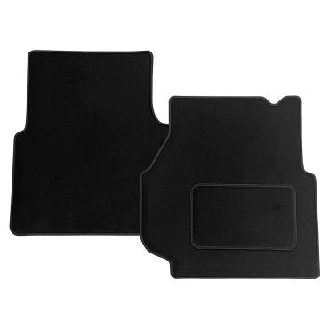 Carpet Set Front  RHD  Black  Defender  R380 Transmission DA3984BLACK  