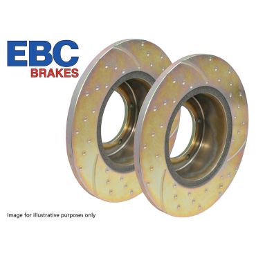 Brake Disc Front -Solid- D1 RRC DEF (EBC) FRC7329 LR017951 DA4165