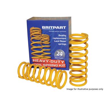 Coil Spring +25 - Med Duty - Pair - Front (Britpart) DA4201