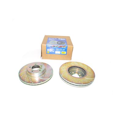 Brake Disc Front L322 02-05 Drilled & Grooved (EBC) DA4474 SDB000201