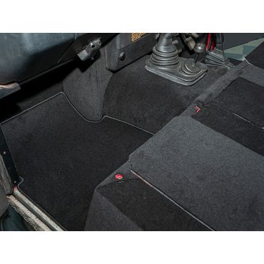 Carpet Set Front Black R380 90/110 1994 On (BRITPART) BA2472  EXT020-1 DA4911