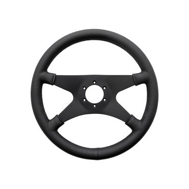 Moto-lita MK8 Eagle Steering Wheel  14” Dished leather Black  To fit PCD 70mm  DA5266 