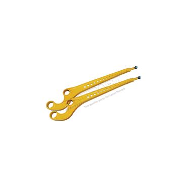 Cranked Front Radius Arms -Wide Bush- Pair (Britpart) DA5506