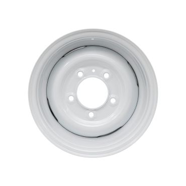Steel Wheel 16" x 6.5  White  Tubeless (Britpart)  Defender  Series  DA5583 