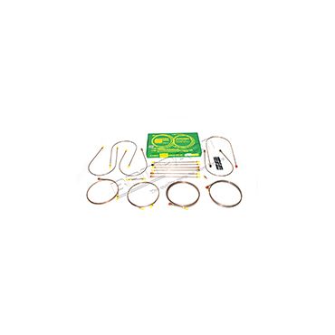 Brake Pipe Set (Britpart) Range Rover Classic From 1979 With Rear Valve RHD DA7421
