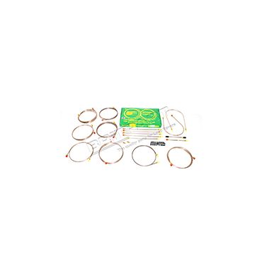 Brake Pipe Set (Britpart) Range Rover Classic Up to 1992 VIN HA with Clayton Dewandre Wabco 4-Channel ABS LHD DA7437