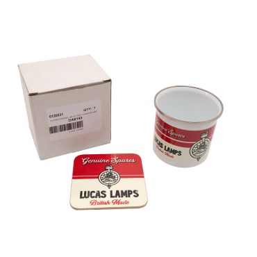 LUCAS ENAMEL MUG AND COASTER SET DA8143 