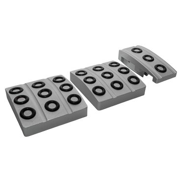 Pedal Kit Billet Aluminium Silver  Set of 3  Defender  Td5  2.4  2.2  DA8857 