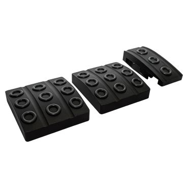 Pedal Kit Billet Aluminium Black Set of 3  Defender  Td5  2.4  2.2  DA8858
