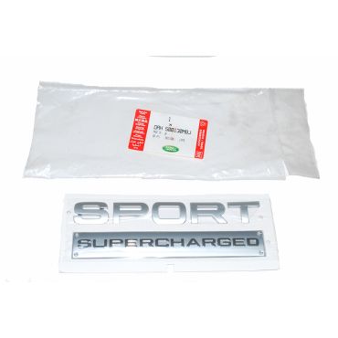 Badge Tailgate 'SPORT SUPERCHARGED' DAH500130MBJ