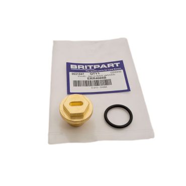 Thermostat &amp; Radiator Filler Plug Brass (Britpart) ERR4686