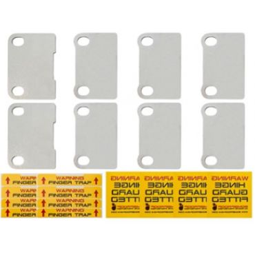 TERRAFIRMA BOMBPROOF 4 DOOR HINGE GUARD DEEFENDER G1399