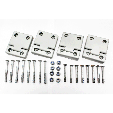 DEFENDER DOOR HINGES 2ND ROW ALUMINIUM GA1309