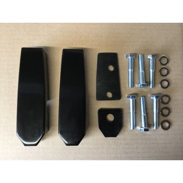 Windscreen Mounts Pair Black Billet Aluminium (Aftermarket) DA1142B GA1142B