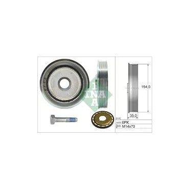 Trigger Wheel Crankshaft Pulley Kit 2.2 TD4 (Corteco) LR022656 JDE27031 *See Info*