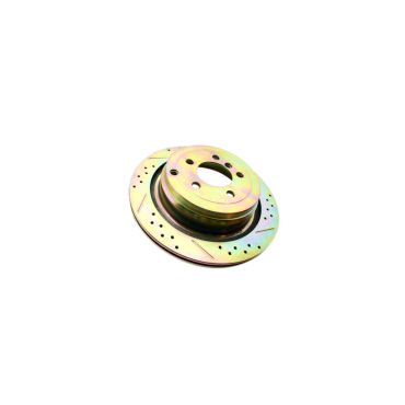 Brake Disc Rear Drilled &amp; Grooved 06- (Terrafirma) SDB500201 SDB500202 LR017804 LR031844