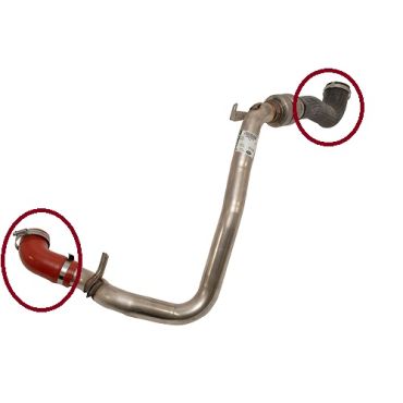 Intercooler Hose To Turbo BH000001>  2.2 FL2 (Eurospare) LR022509 LR038314 LR041819