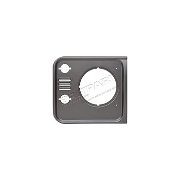Front Headlamp Finisher RH Td5 (Brunel Grey) (Britpart) DHH100780LQV LR051107