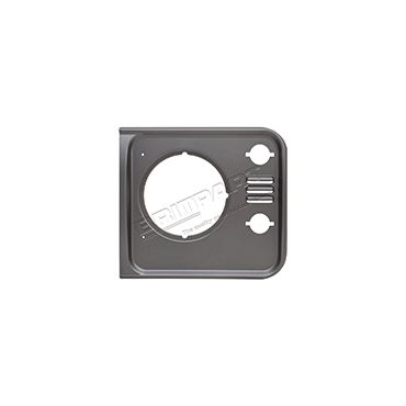Front Headlamp Finisher LH Td5 (Brunel Grey) (Britpart) DHH100790LQV LR051108