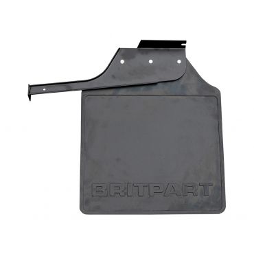 Mudflap Rear 110 RH With Bracket (Britpart) CAT500340PMA LR032965 LR025440LR055330 (Britpart Logo)