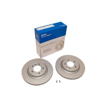 Brake Disc Rear (Delphi) LR161897 LR084067 *Pair*