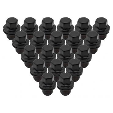 Wheel Nut Alloy Wheel Black (Britpart) RRD500510 RRD500290 RRD500590 LR068126 LR173842 *Set Of 20*