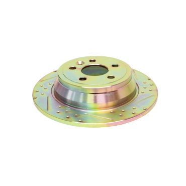 Rear Brake Disc FL2 2013 Drilled And Grooved 2013 On (Terrafirma) LR189048 LR039935 
