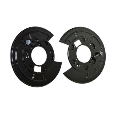 Pair of Rear Brake Plate Shields LH &amp; RH D3 D4 RRS (Eurospare) LRC9701