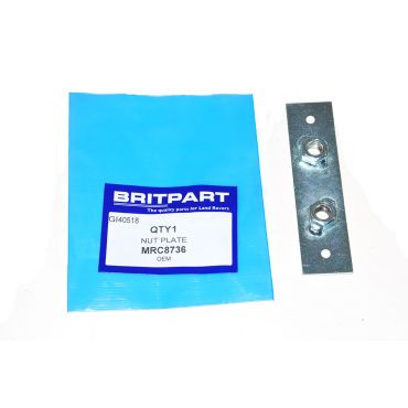 Crossmember Rear Top Tail Nut Plate Rear Body Mounting (Britpart) MRC8736