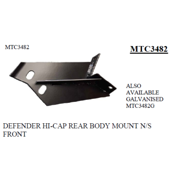 HI Cap Rear Body Mount N/S Front MTC3482