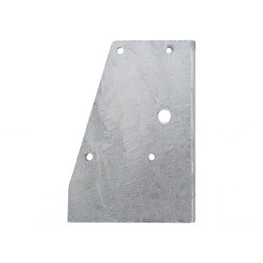 CORNER BRACKET RH GALVANISED FOR TAILGATE (DDS) MUC8730 ASR2452 LR061990