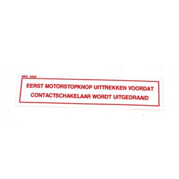 LABEL NRC2539
