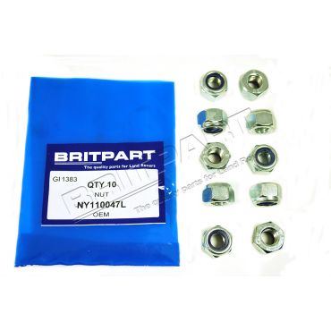 Nut Nyloc M10 (Britpart)  NY110047L